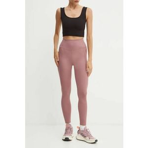 Columbia leggins sport Boundless Trek femei, culoarea roz, modelator imagine