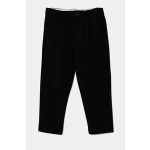 United Colors of Benetton pantaloni copii culoarea negru, neted, 4EOMCF03N imagine