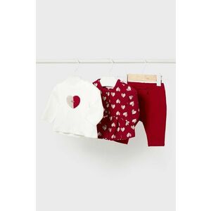 Mayoral Newborn compleu bebe culoarea rosu imagine