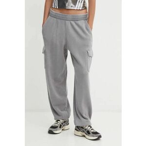 adidas Originals pantaloni de trening din bumbac culoarea gri, neted, IW5489 imagine