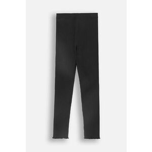 Coccodrillo leggins copii culoarea negru, neted, EVERYDAY GIRL imagine