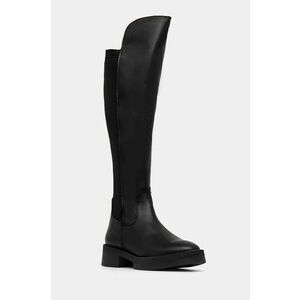 Steve Madden cizme Meave femei, culoarea negru, cu toc plat, SM11003369 imagine