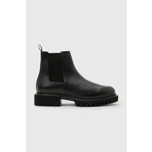 AllSaints ghete chelsea de piele VINCE BOOT barbati, culoarea negru, M050FB imagine