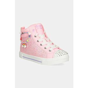 Skechers tenisi copii TWINKLE SPARKS culoarea roz, 314816L imagine