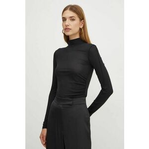 Max Mara Leisure longsleeve culoarea negru, cu turtleneck, 2426946018600 imagine