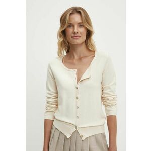 Answear Lab cardigan femei, culoarea bej, light imagine