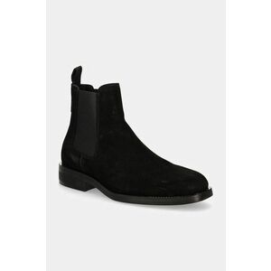 Gant botine din piele intoarsa Rizmood barbati, culoarea negru, 29653753 G00 imagine