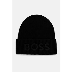 Boss Orange caciula de lana culoarea negru, de lana, 50522449 imagine