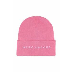 Marc Jacobs caciula din lana pentru copii culoarea roz, din tricot gros, W60346 imagine