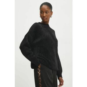 Answear Lab pulover femei, culoarea negru, light, cu turtleneck imagine