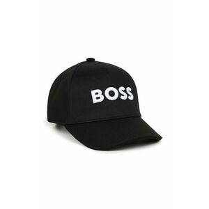 BOSS șapcă de baseball pentru copii culoarea negru, cu imprimeu, J51571 imagine