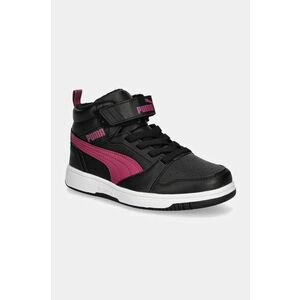 Puma sneakers pentru copii Rebound V6 Mid WTR AC+ PS culoarea negru, 307979 imagine