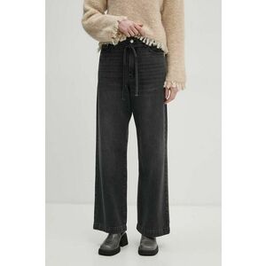 Day Birger et Mikkelsen jeansi Elijah - Black Denim femei high waist, DAY65243377 imagine