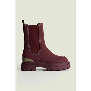 Hoff botine LAKE BURDEOS femei, culoarea bordo, cu platforma, 22425002 LAKE imagine