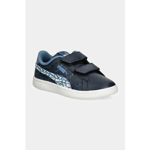 Puma sneakers pentru copii Smash 3.0 L Icy Monster culoarea albastru marin, 397989 imagine