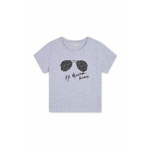 Michael Kors tricou de bumbac pentru copii culoarea gri, R30141 imagine