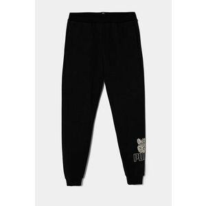 Puma pantaloni de trening pentru copii ESS+ TROPICAT Sweatpants culoarea negru, cu imprimeu, 681829 imagine