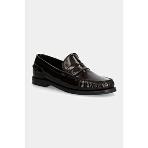 Gant mocasini de piele Gracelyn femei, culoarea bordo, cu toc plat, 29571721 G553 imagine