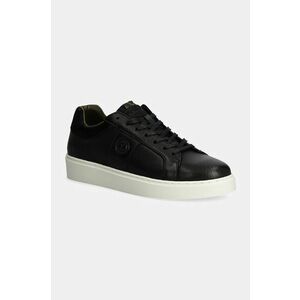 Barbour sneakers din piele Ponting culoarea negru, MFO0779BK31 imagine