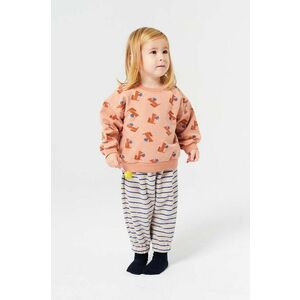 Bobo Choses bluza bebe Hungry Squirrel culoarea portocaliu, modelator, 224AB034 imagine