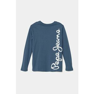 Pepe Jeans longsleeve din bumbac pentru copii WALDO cu imprimeu, PB503914 imagine