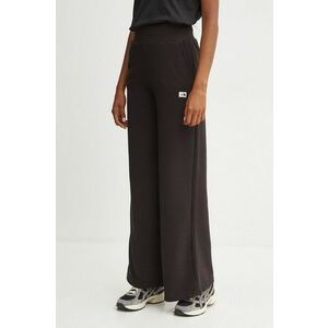 The North Face pantaloni de trening Hoden Wide Leg Jogger culoarea negru, neted, NF0A89CHJK31 imagine