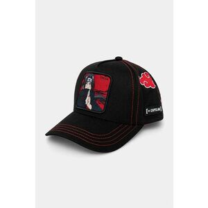 Capslab șapcă din bumbac pentru copii Naruto Capslab Trucker culoarea negru, modelator, CL.NS.3.AKA2 imagine