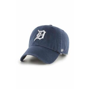 47 brand șapcă de baseball din bumbac MLB Detroit Tigers culoarea albastru marin, cu imprimeu, B-RGW09GWS-NYE imagine