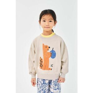 Bobo Choses bluza copii Hungry Squirrel culoarea bej, cu imprimeu, 224AC047 imagine