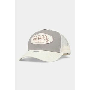 Von Dutch sapca TRUCKER BOSTON culoarea bej, cu imprimeu, 7030244 imagine