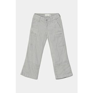 Abercrombie & Fitch pantaloni copii culoarea gri, neted, KI256-4072 imagine