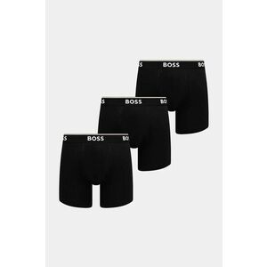 BOSS boxeri 3-pack barbati, culoarea negru, 50475282 imagine