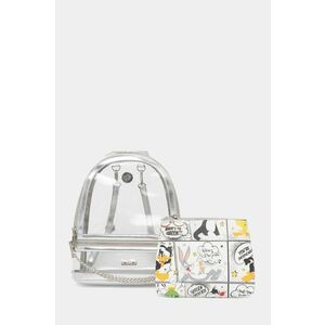 Aldo rucsac LTBACKPACK x Looney Tunes femei, culoarea argintiu, mic, modelator, 13833661 imagine