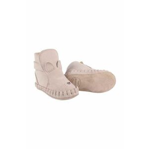 Donsje incaltaminte din piele pentru bebelusi Kapi Classic Booties Cat culoarea bej, 1028003 imagine