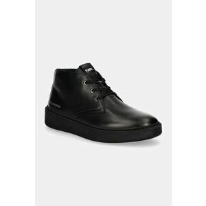 Karl Lagerfeld pantofi FLINT barbati, culoarea negru, KL53330 imagine