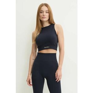 Max Mara Leisure top femei, culoarea albastru marin, 2426366208600 imagine