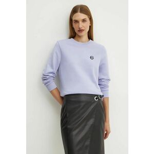 Karl Lagerfeld bluza femei, culoarea violet, neted, 245W1810 imagine