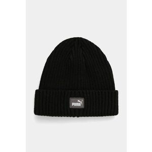 Puma caciula copii Classic Cuff Beanie culoarea negru, din tesatura neteda, 258940 imagine