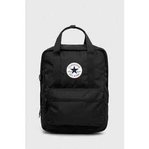 Converse rucsac culoarea negru, mare, cu imprimeu imagine