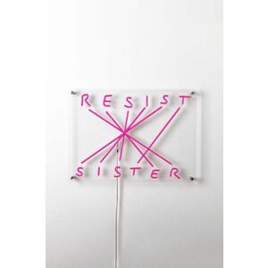 Seletti decorațiune perete led Resist Sister imagine