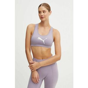 Puma sutien sport 4KEEPS culoarea violet, modelator, 525317 imagine