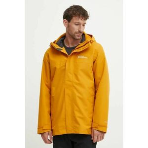 Jack Wolfskin jacheta de exterior Altenberg 3IN1 culoarea portocaliu, A61864 imagine