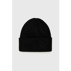 The North Face caciula culoarea negru, din tricot gros imagine