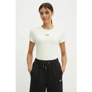 Fila top Latina femei, culoarea bej, FAW0744 imagine