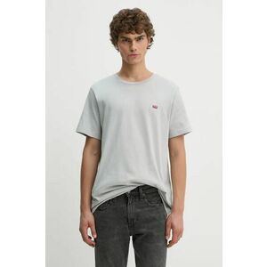 Levi's tricou din bumbac barbati, culoarea rosu, neted imagine