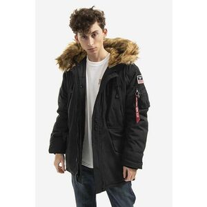 Alpha Industries geacă Polar Jacket bărbați, culoarea negru, de iarnă 123144.03-black imagine