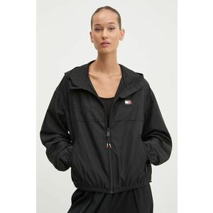 Tommy Jeans windbreaker culoarea negru, de tranzitie, DW0DW19302 imagine