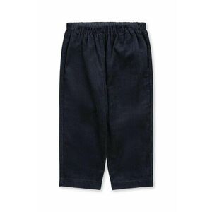 Konges Sløjd pantaloni de bumbac pentru copii culoarea negru, neted imagine