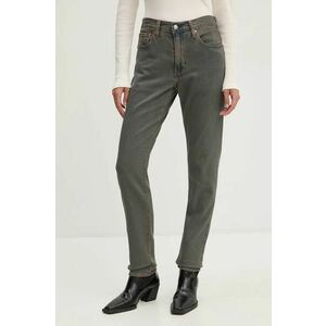 Levi's jeansi 512 SLIM barbati, culoarea gri imagine