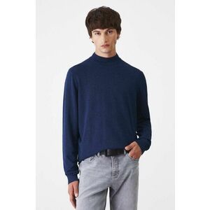 Medicine pulover barbati, culoarea albastru marin, light, cu turtleneck imagine